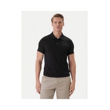 Tricou polo cu terminatii striate