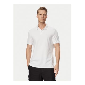 Tricou polo din bumbac - Alb