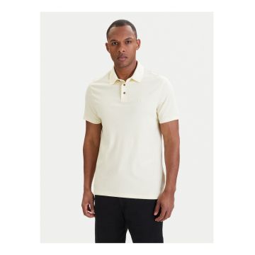Tricou polo din bumbac cu nasturi contrastanti