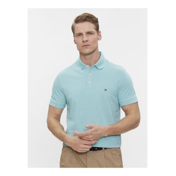 Tricou polo slim fit din bumbac organic -