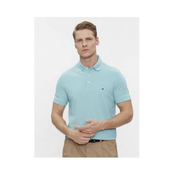 Tricou polo slim fit din bumbac organic -