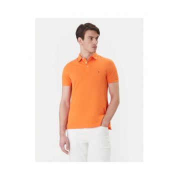 Tricou polo slim fituni cu nasturi -
