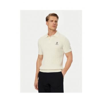 Tricou polo uni din bumbac organic