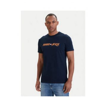Tricou regular fit cu imprimeu pe piept -