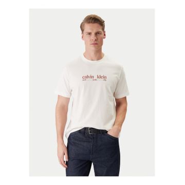 Tricou regular fit din bumbac cu logo