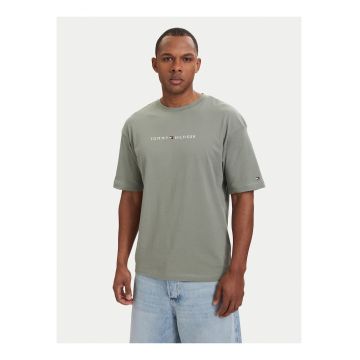Tricou regular fit din bumbac cu maneci cazute