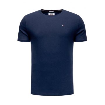 Tricou slim fit cu decolteu rotund -