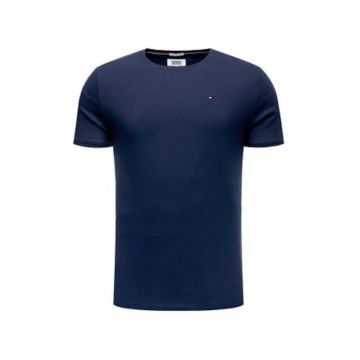 Tricou slim fit cu decolteu rotund -