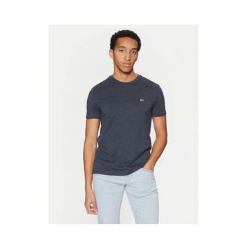 Tricou slim fit cu detaliu logo