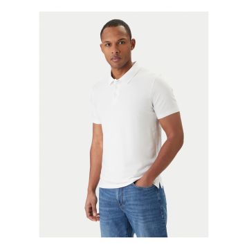 Tricou slim fit cu guler polo