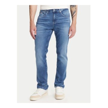 Blugi regular fit usor decolorati -