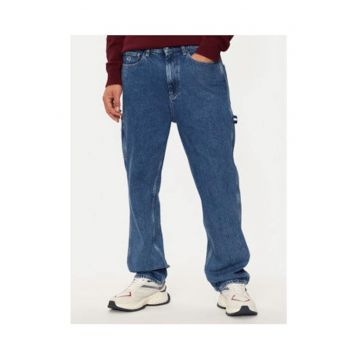 Blugi relaxed fit cu croiala dreapta -