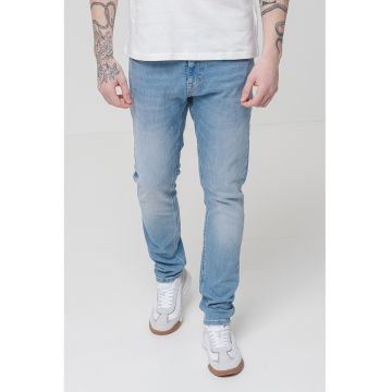 Blugi slim fit - Albastru deschis