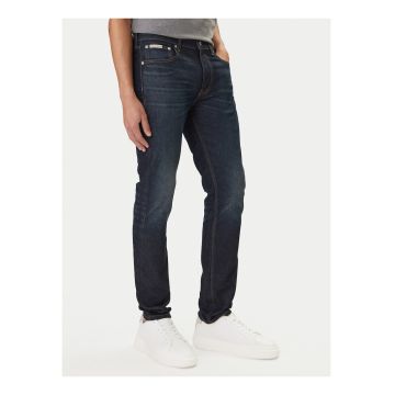 Blugi slim fit cu croiala conica