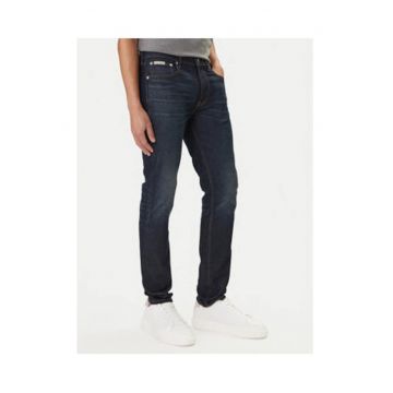 Blugi slim fit cu croiala conica