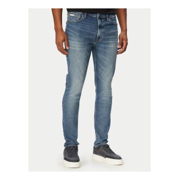 Blugi super skinny cu buzunare