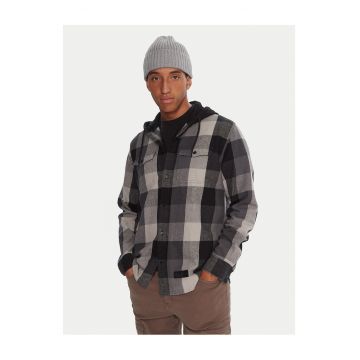Bluza barbati -  bumbac - carouri - negru -