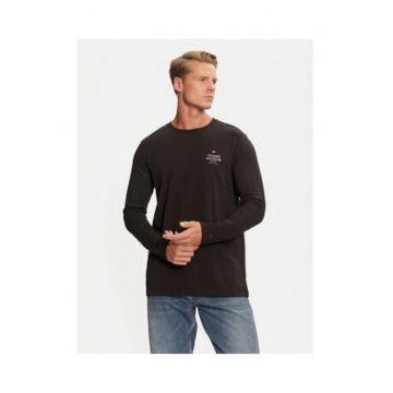 Bluza din bumbac cu logo pe piept -