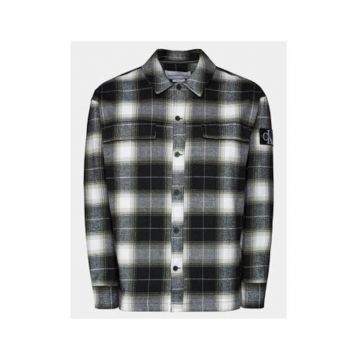 Camasa din carouri cu maneca lungi -