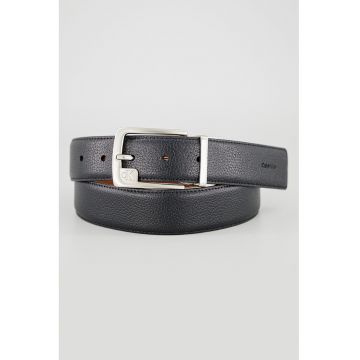 Curea reversibila de piele - Negru/Maro