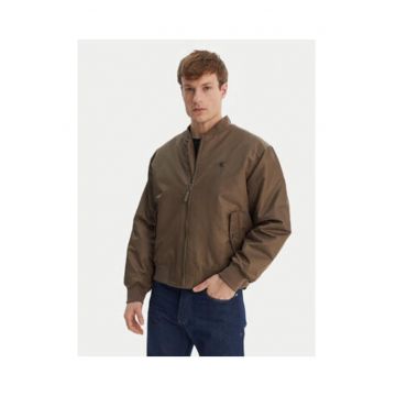Geaca bomber cu buzunare cu clapa