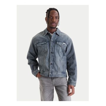 Geci din denim cu nasturi