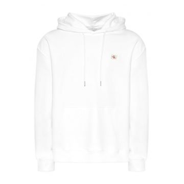Hanorac regular fit cu logo discret - gluga si snur -
