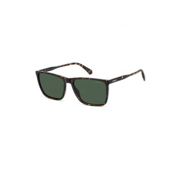 Ochelari de soare cu logo - Negru/Caramel