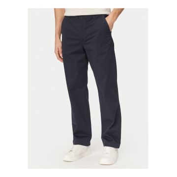 Pantaloni chino cu talie medie si buzunare laterale