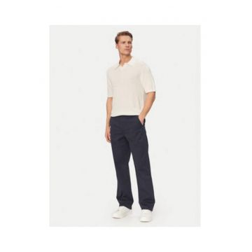 Pantaloni chino cu talie medie si buzunare laterale