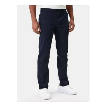 Pantaloni chino din amestec de bumbac cu buzunare oblice