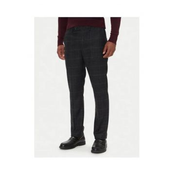 Pantaloni chino din amestec de lana -