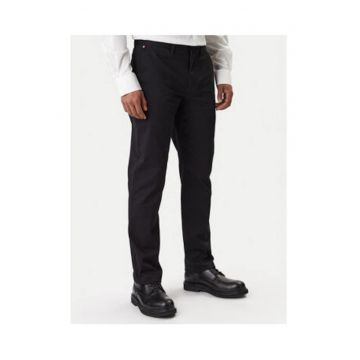 Pantaloni chino regular fit din amestec de bumbac
