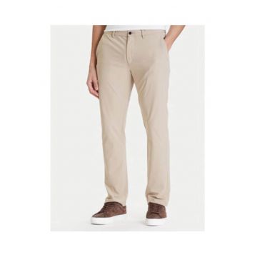 Pantaloni Chino uni elastici
