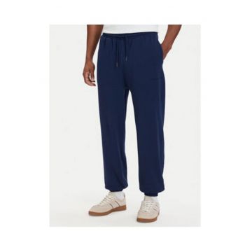 Pantaloni de trening regular fit cu talie elastica - snur si mansete elastice