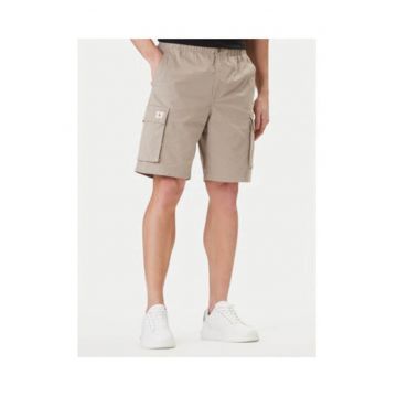 Pantaloni scurti cargo din amestec de bumbac -