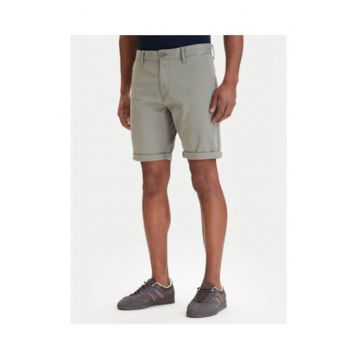Pantaloni scurti chino cu imprimeu uni