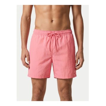 Pantaloni scurti de baie cu buzunare laterale - Roz