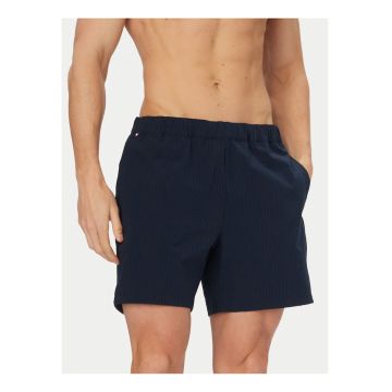 Pantaloni scurti de baie cu talie elastica - Bleumarin