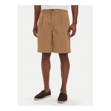 Pantaloni scurti din bumbac cu talie medie