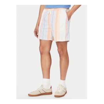 Pantaloni scurti din bumbac in dungi
