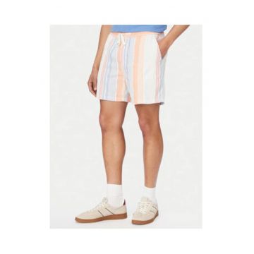 Pantaloni scurti din bumbac in dungi
