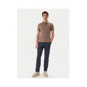 Pantaloni slim fit cu talie medie
