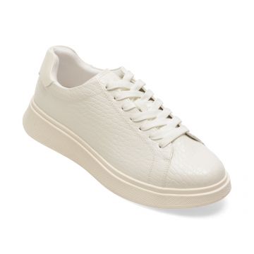 Pantofi sport ALDO albi, MAGNUS 116, din piele ecologica