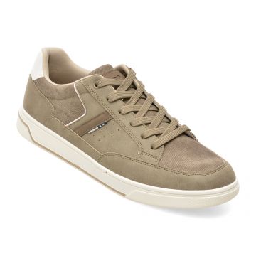 Pantofi sport ALDO kaki, JENKIN 250, din piele ecologica