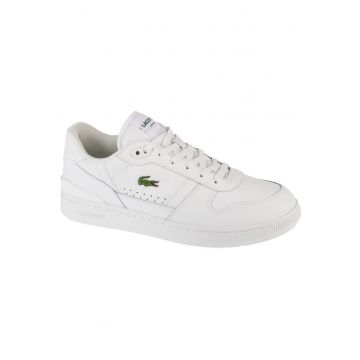 Pantofi sport de piele cu logo - Alb