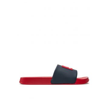 Papuci sport barbati  303802691 - Piele ecologica/Textil - Bleumarin - Bleumarin