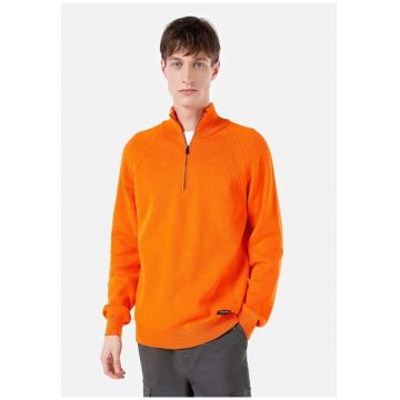 Pulover De Barbati Portocaliu Regular Fit 8684112033815