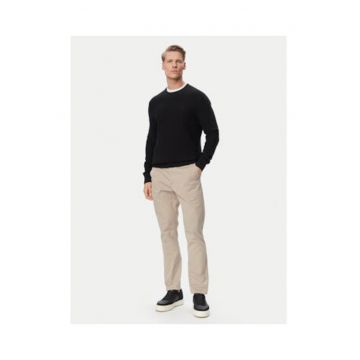 Pulover din bumbac cu model uni