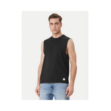 Top slim fit din bumbac -
